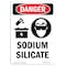 Signmission Safety Sign, OSHA Danger, 5" Height, Portrait Sodium Silicate, Portrait OS-DS-D-35-V-1936 - alternate 1